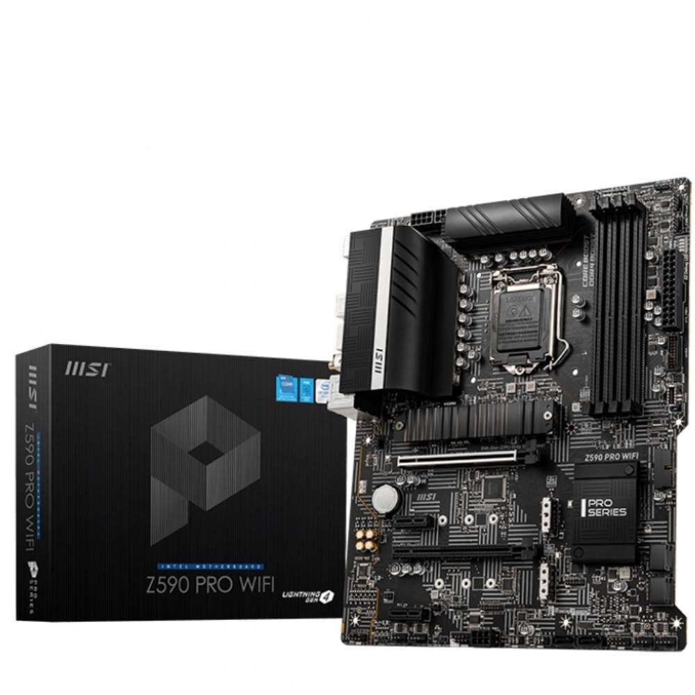 Msi Z590 Pro Wifi 5333mhzoc Ddr4 Soket 1200 M 2 Atx Anakart