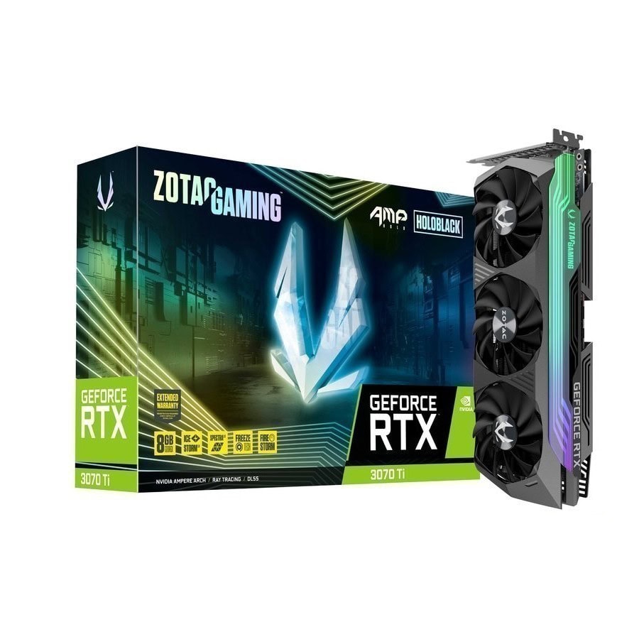 Zotac Geforce Rtx 3070 Ti Gaming Amp Holo 8gb Gddr6x 256bit Ekran Karti