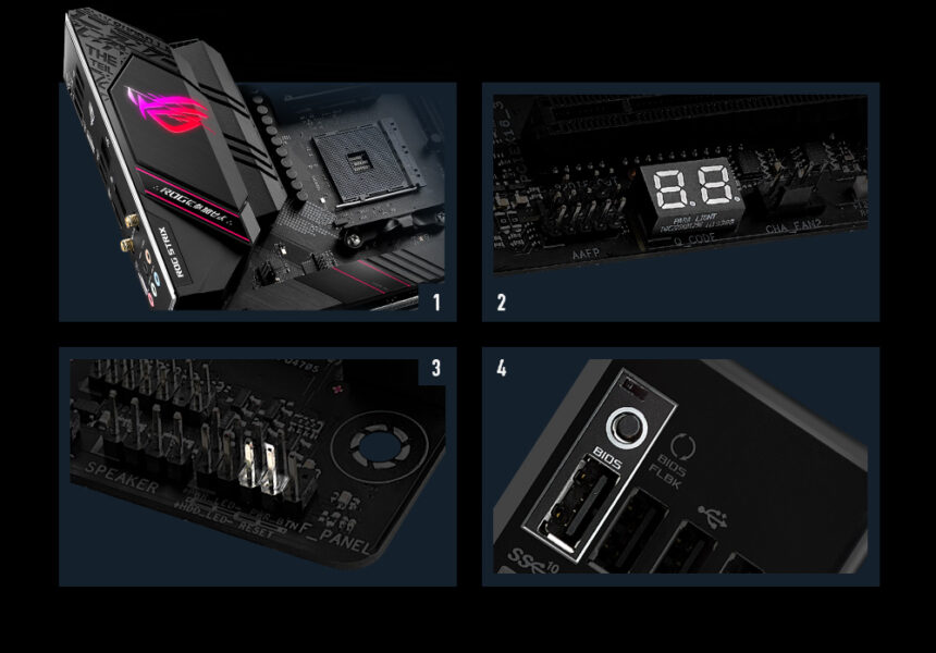 ASUS ROG STRIX B550-E GAMING 4600MHz(OC) DDR4 Soket AM4 ATX Anakart