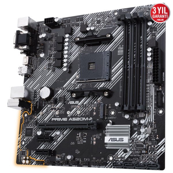Asus Prime A520m A 4800mhzoc Ddr4 Soket Am4 M 2 Matx Anakart 1