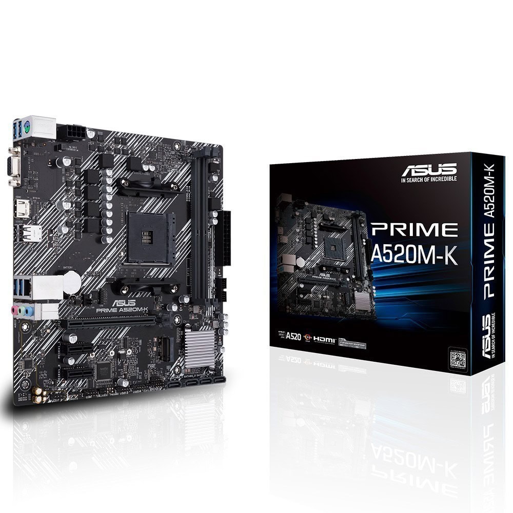 Asus Prime A520m K 4600mhzoc Ddr4 Soket Am4 M 2 Matx Anakart