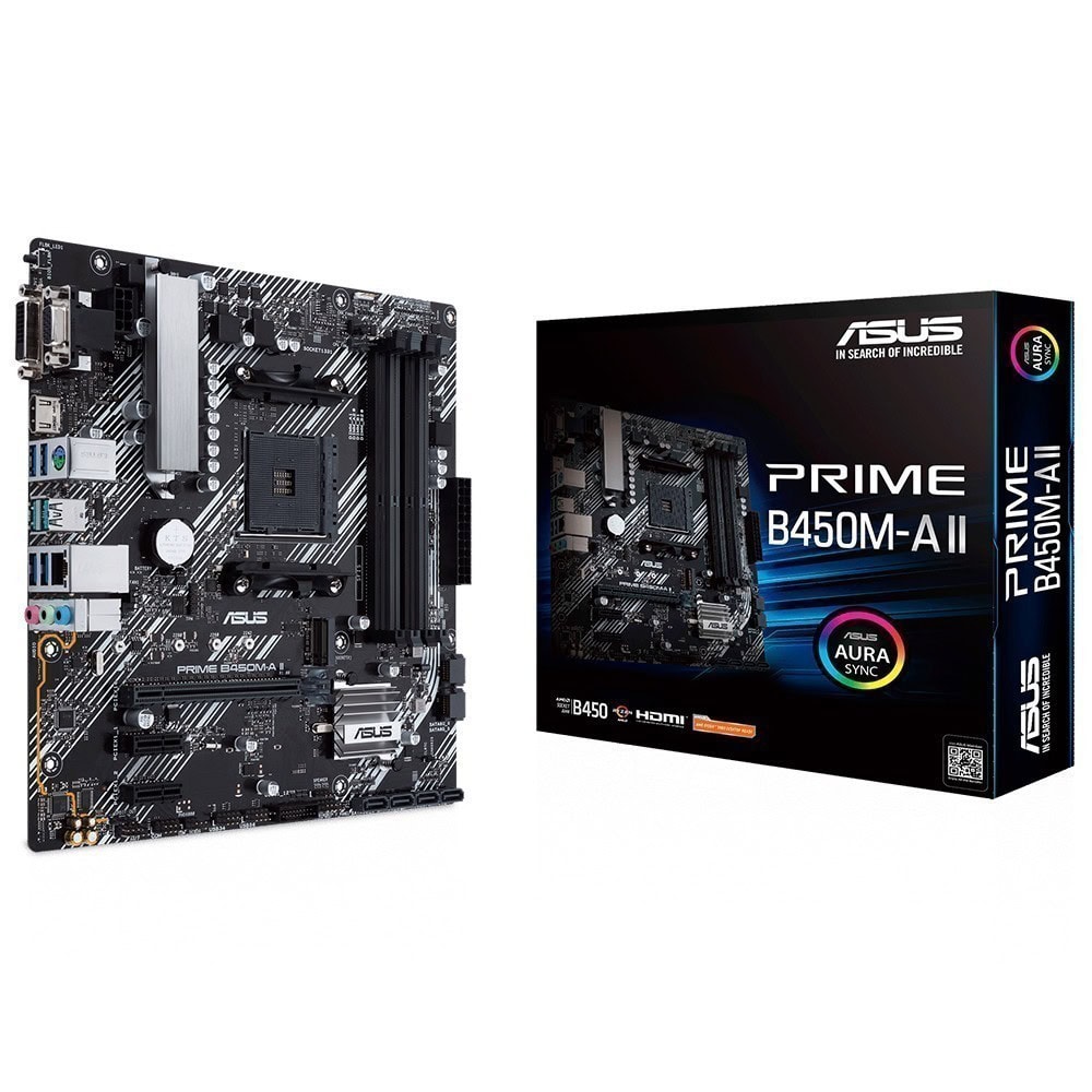 Asus Prime B450m A Ii 4400mhz Oc Ddr4 Soket Am4 M 2 Matx Anakart