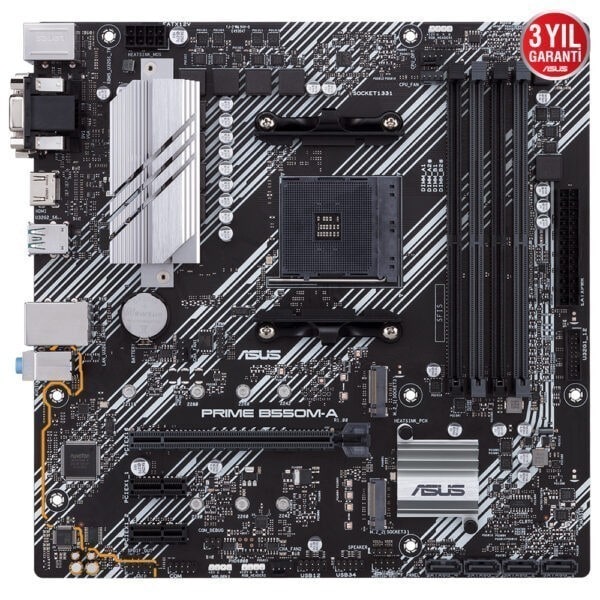 Asus Prime B550m A 4600mhzoc Ddr4 Soket Am4 M 2 Matx Anakart 1