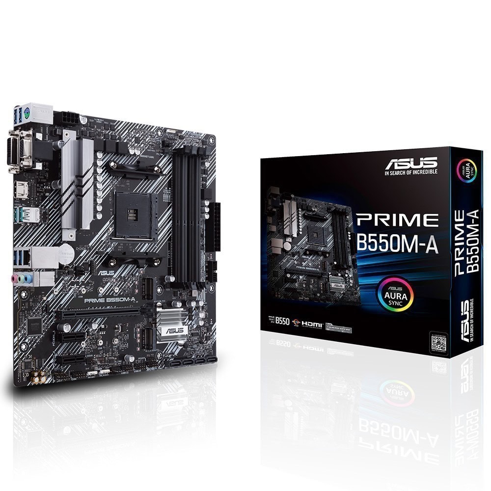 Asus Prime B550m A 4600mhzoc Ddr4 Soket Am4 M 2 Matx Anakart