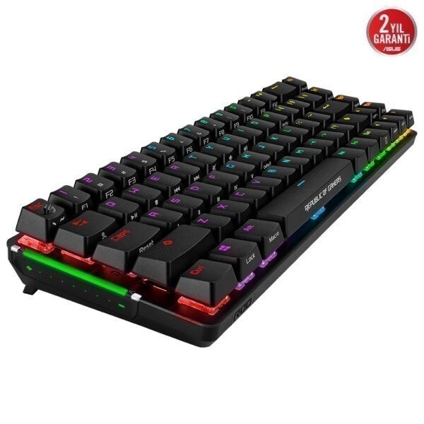 Asus Rog Falchion Cherry Mx Switch Rgb Mekanik Kablosuz Mini Turkce Gaming Klavye 5