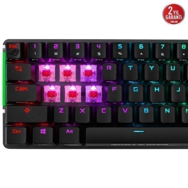Asus Rog Falchion Cherry Mx Switch Rgb Mekanik Kablosuz Mini Turkce Gaming Klavye 8