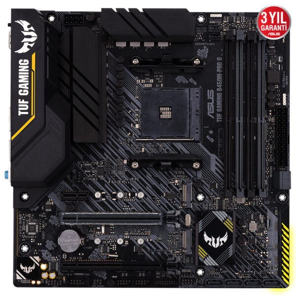 Asus Tuf Gaming B450m Pro Ii 4400mhzoc Ddr4 Soket Am4 M 2 Matx Anakart 1