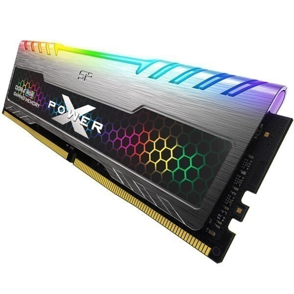 Silicon Power 16gb 2x8gb Xpower Turbine Rgb Gri 3200mhz Cl16 Ddr4 Dual Kit Ram 1