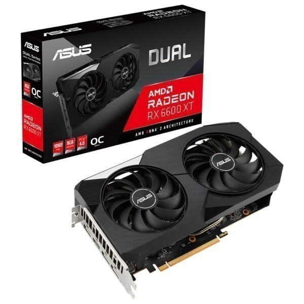 Asus Radeon Rx 6600 Xt Dual Oc 8gb Gddr6 128 Bit Ekran Karti