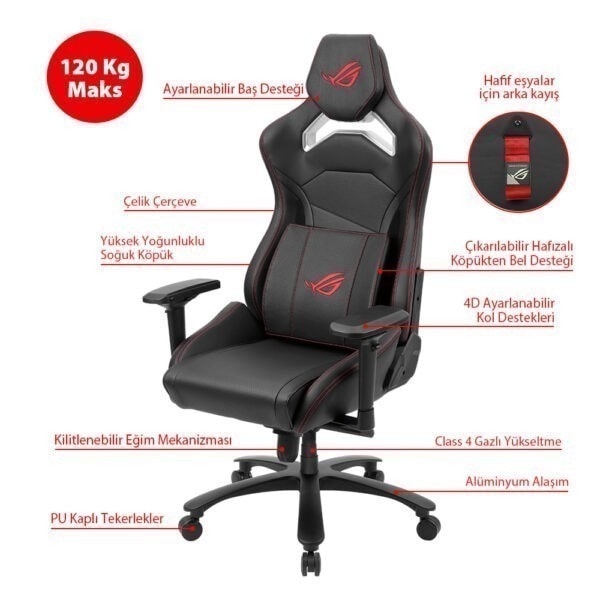 Asus Rog Chariot Core Oyuncu Koltugu 9