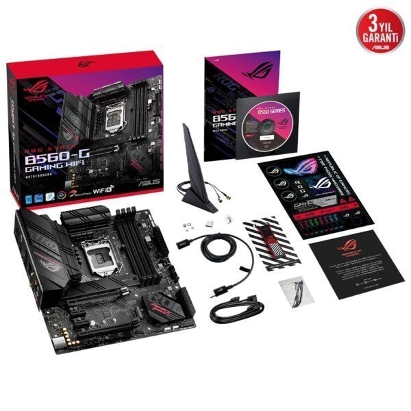 Asus Rog Strix B560 G Gaming Wifi 5000mhzoc Ddr4 Soket 1200 Rgb M 2 Matx Anakart 8
