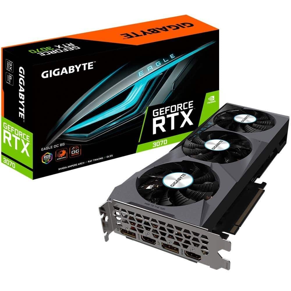 Gigabyte Geforce Rtx 3070 Eagle 2 0 Oc 8gb Gddr6 256 Bit Ekran Karti