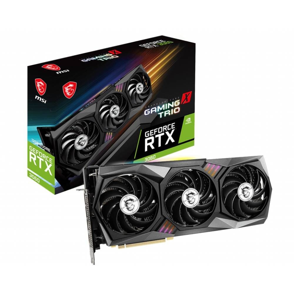 Msi Geforce Rtx 3060 Gaming X Trio 12gb Gddr6 192 Bit Ekran Karti