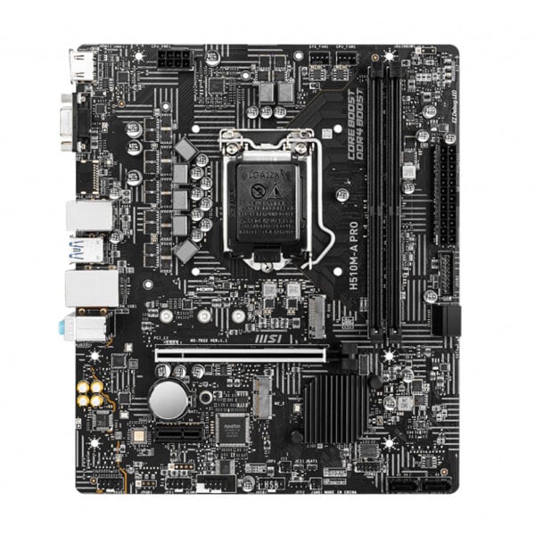 Msi H510m A Pro 3200mhzoc Ddr4 Soket 1200 M 2 Matx Anakart 1