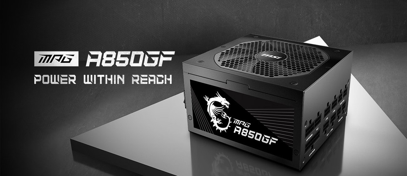 Msi Mpg A850gf 850w 80 Gold Full Moduler 140mm Fanli Psu 5