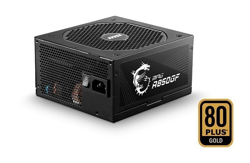 Msi Mpg A850gf 850w 80 Gold Full Moduler 140mm Fanli Psu 7
