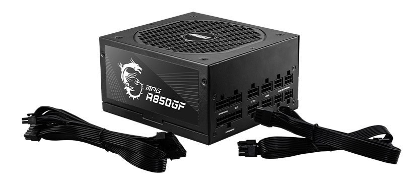Msi Mpg A850gf 850w 80 Gold Full Moduler 140mm Fanli Psu 9