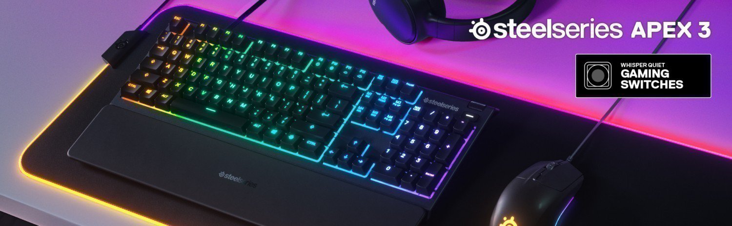 Steelseries Apex 3 Turkce Rgb Gaming Klavye 13