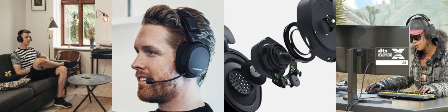 Steelseries Arctis 7 2019 Edition Kablosuz 7 1 Surround Siyah Gaming Kulaklik 1