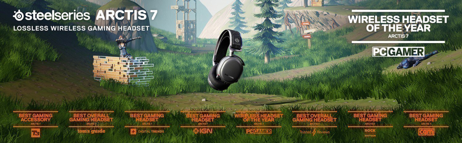 Steelseries Arctis 7 2019 Edition Kablosuz 7 1 Surround Siyah Gaming Kulaklik 4.jpg