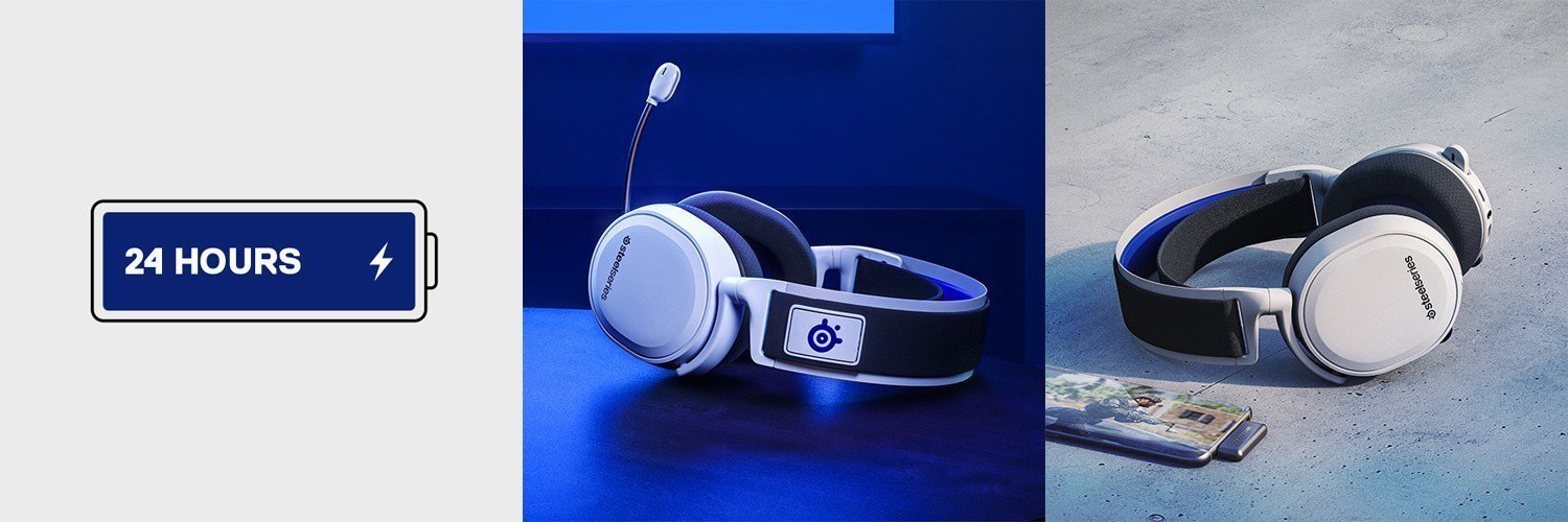 Steelseries Arctis 7 Ps5 Edition Kablosuz Beyaz Gaming Kulaklik 6
