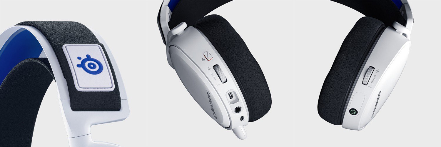 Steelseries Arctis 7 Ps5 Edition Kablosuz Beyaz Gaming Kulaklik 8