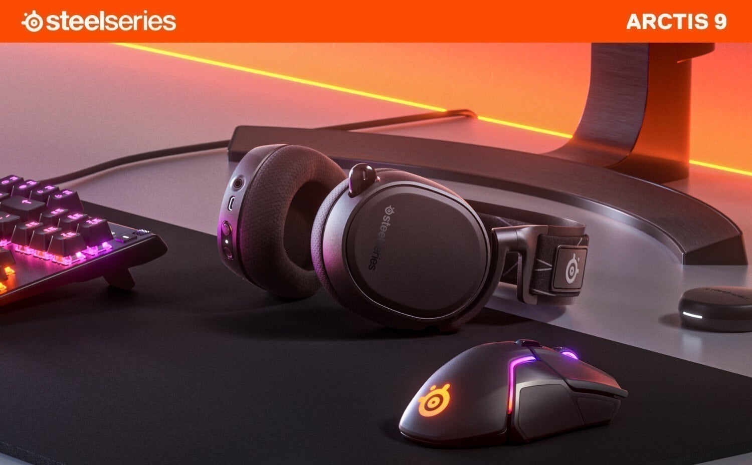 Steelseries Arctis 9 Kablosuz Bluetooth Siyah Gaming Kulaklik 5