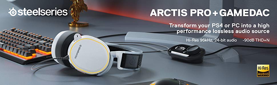 Steelseries Arctis Pro Gamedac Kablolu Beyaz Gaming Kulaklik 9