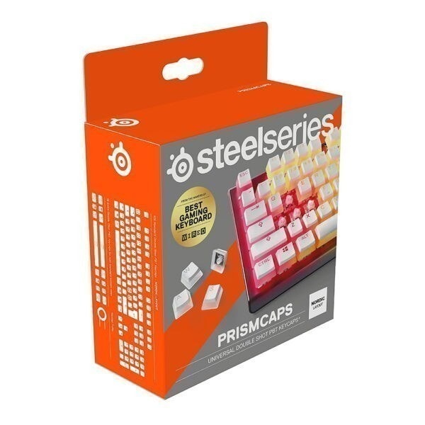 Steelseries Prismcaps Beyaz Cift Tarafli Tus Seti 1