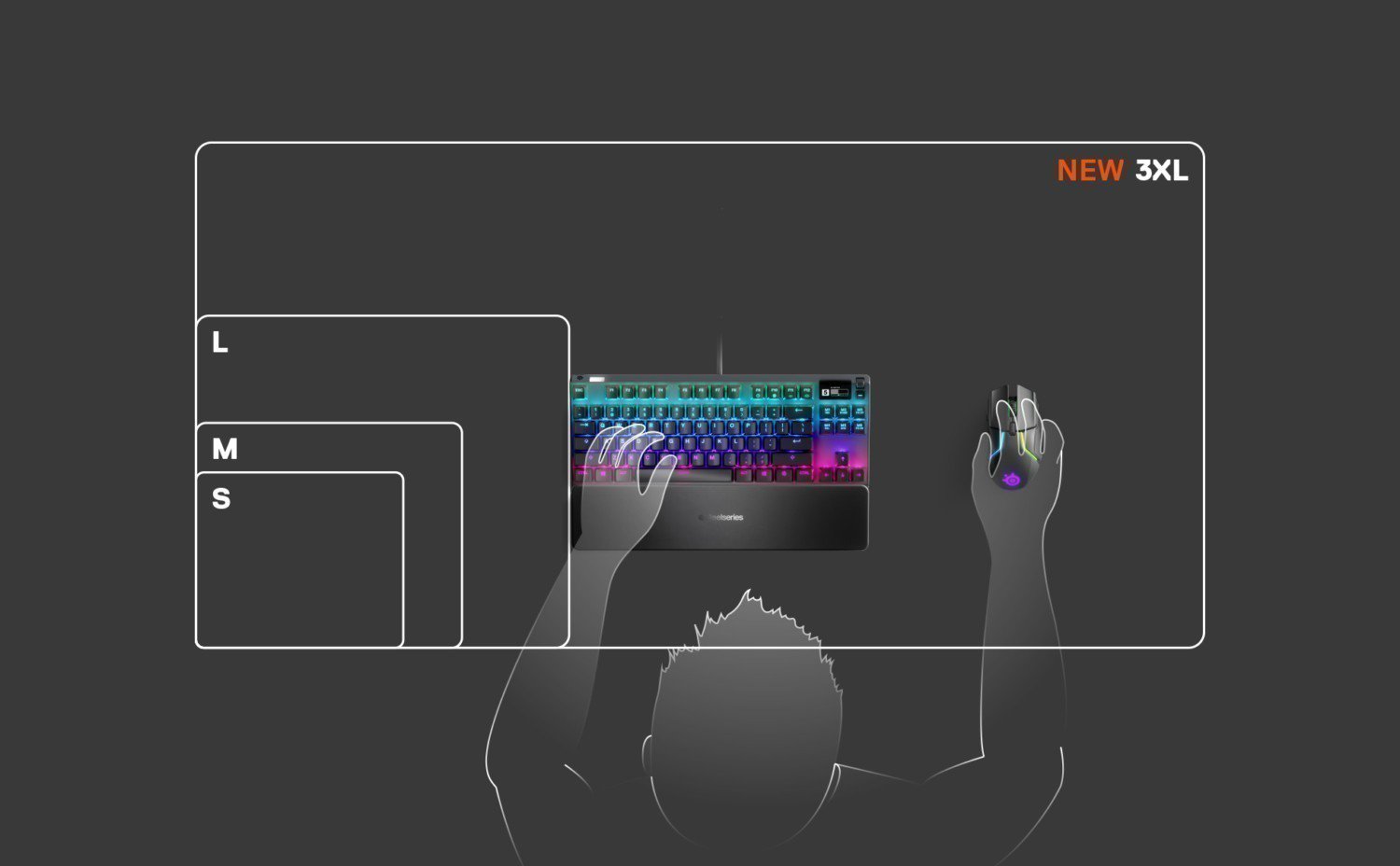 Steelseries Qck Gaming Mousepad 3xl 6