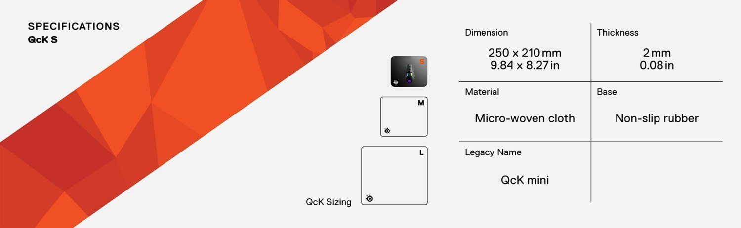 Steelseries Qck Mini Gaming Mousepad 4