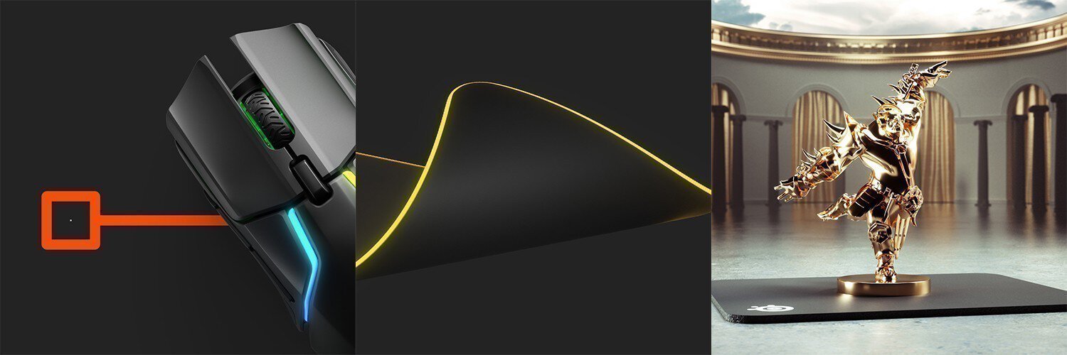 Steelseries Qck Prism Cloth Rgb Gaming Mousepad Medium 13