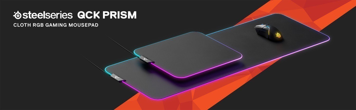 Steelseries Qck Prism Cloth Rgb Gaming Mousepad Xl 10
