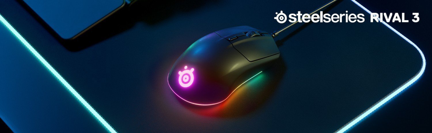 Steelseries Rival 3 Rgb Gaming Mouse 10