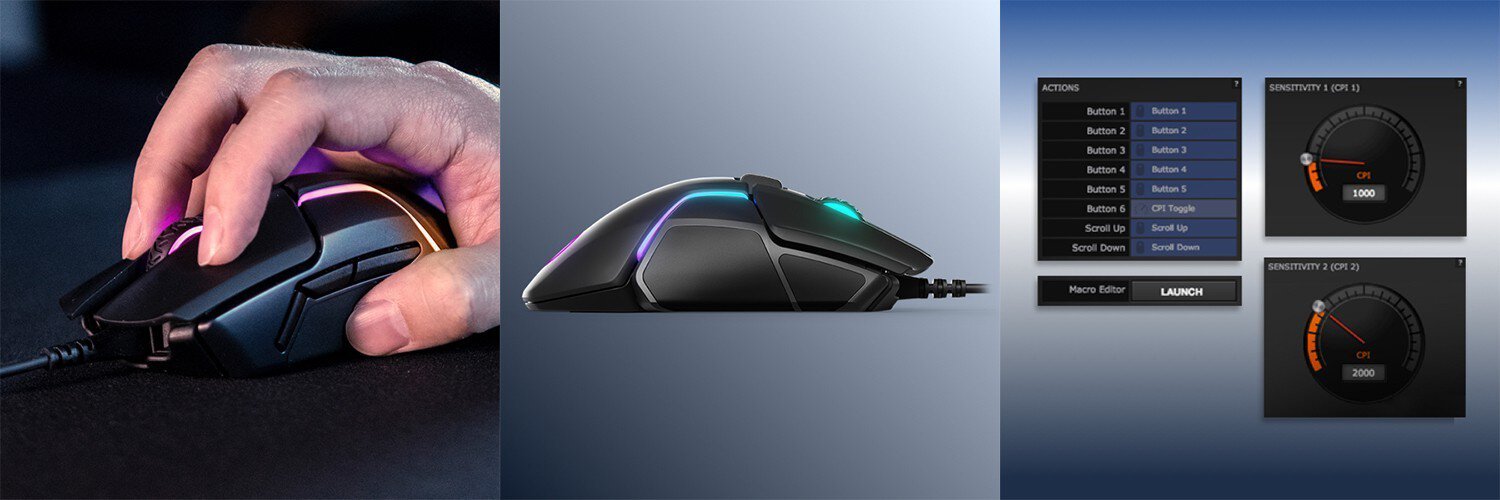 Steelseries Rival 600 Rgb Gaming Mouse 13