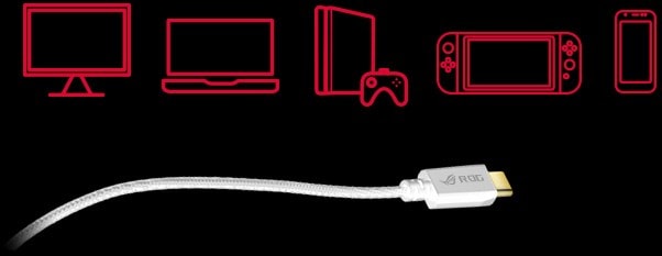 ASUS ROG Delta White Kulaklık a9