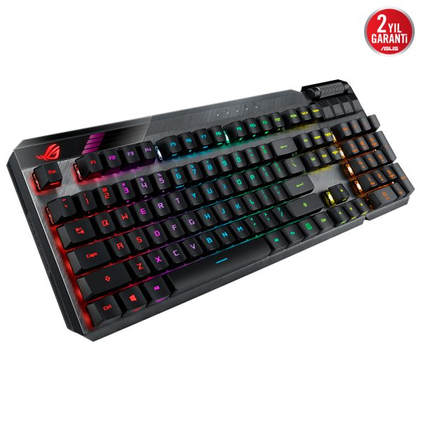 Asus Rog Claymore Ii Moduler Tkl Rx Red Switch Rgb Kablosuz Turkce Mekanik Gaming Klavye 11