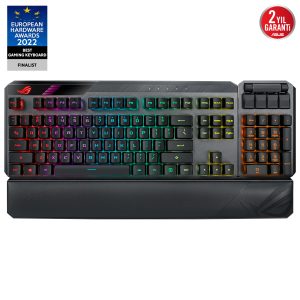 Asus Rog Claymore Ii Moduler Tkl Rx Red Switch Rgb Kablosuz Turkce Mekanik Gaming Klavye 2