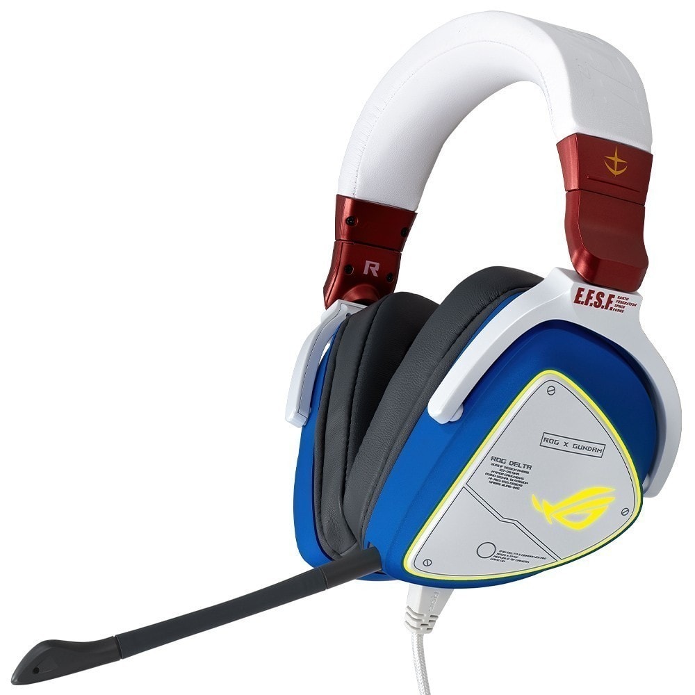 Asus Rog Delta Gundam Edition Rgb 7 1 Surround Beyaz Gaming Kulaklik