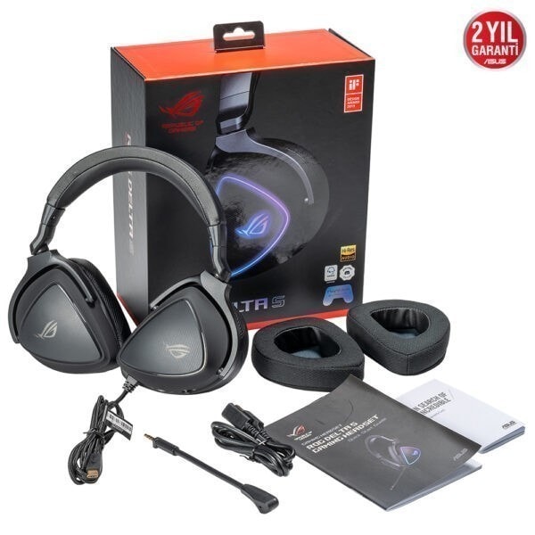Asus Rog Delta S Rgb 7 1 Surround Siyah Gaming Kulaklik 11