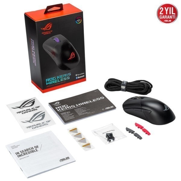 Asus Rog Keris Kablosuz Rgb Gaming Mouse 6