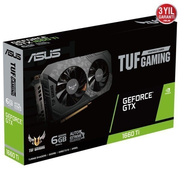 Asus Tuf Geforce Gtx 1660 Ti Evo 6gb Gddr6 192 Bit Ekran Karti 6
