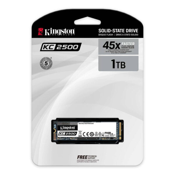 Kingston 1tb Kc2500 Nvme M 2 Ssd 3500mb Okuma 2900mb 2