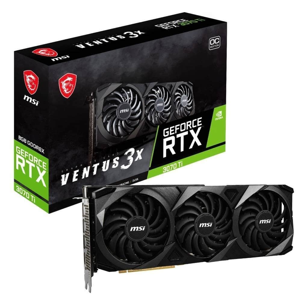 Msi Geforce Rtx 3070 Ti Ventus 3x 8gb Gddr6 256 Bit Ekran Karti