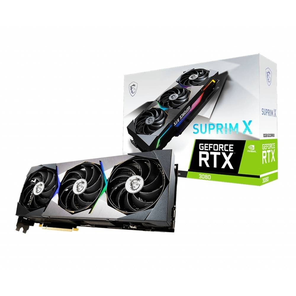 Msi Geforce Rtx 3080 Suprim X 10gb Lhr Gddr6x 320 Bit Ekran Karti