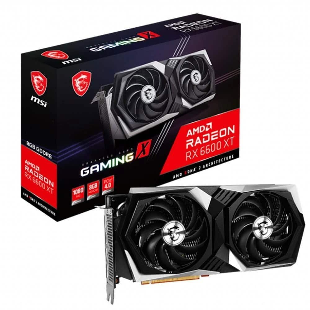 Msi Radeon Rx 6600 Xt Gaming X 8gb Gddr6 128bit Amd Ekran Karti