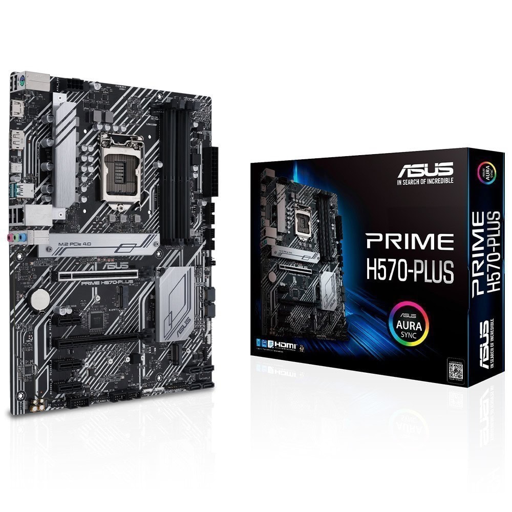 Asus Prime H570 Plus 4600mhzoc Ddr4 Soket 1200 M 2 Hdmi Dp Atx Anakart 0