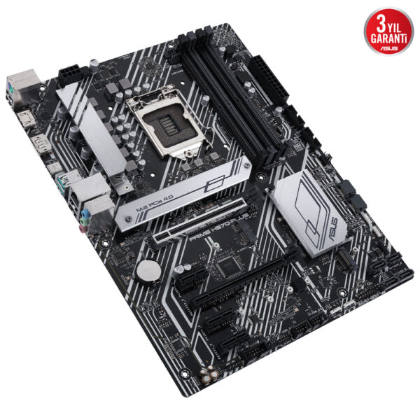 Asus Prime H570 Plus 4600mhzoc Ddr4 Soket 1200 M 2 Hdmi Dp Atx Anakart 2 1