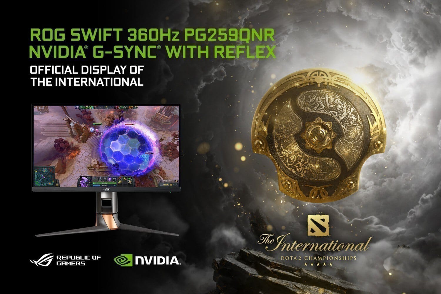 Asus Rog Swift 360 Hz Dota 2 The International 10 Turnuvasinin Resmi Ekrani Secildi 20211013