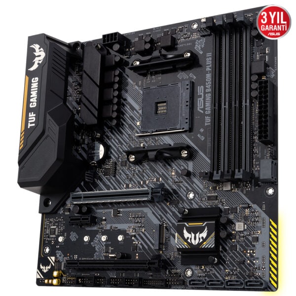 Asus Tuf Gaming B450m Plus Ii 4400mhz Oc Ddr4 Soket Am4 M 2 Hdmi Dvi D Matx Anakart 3
